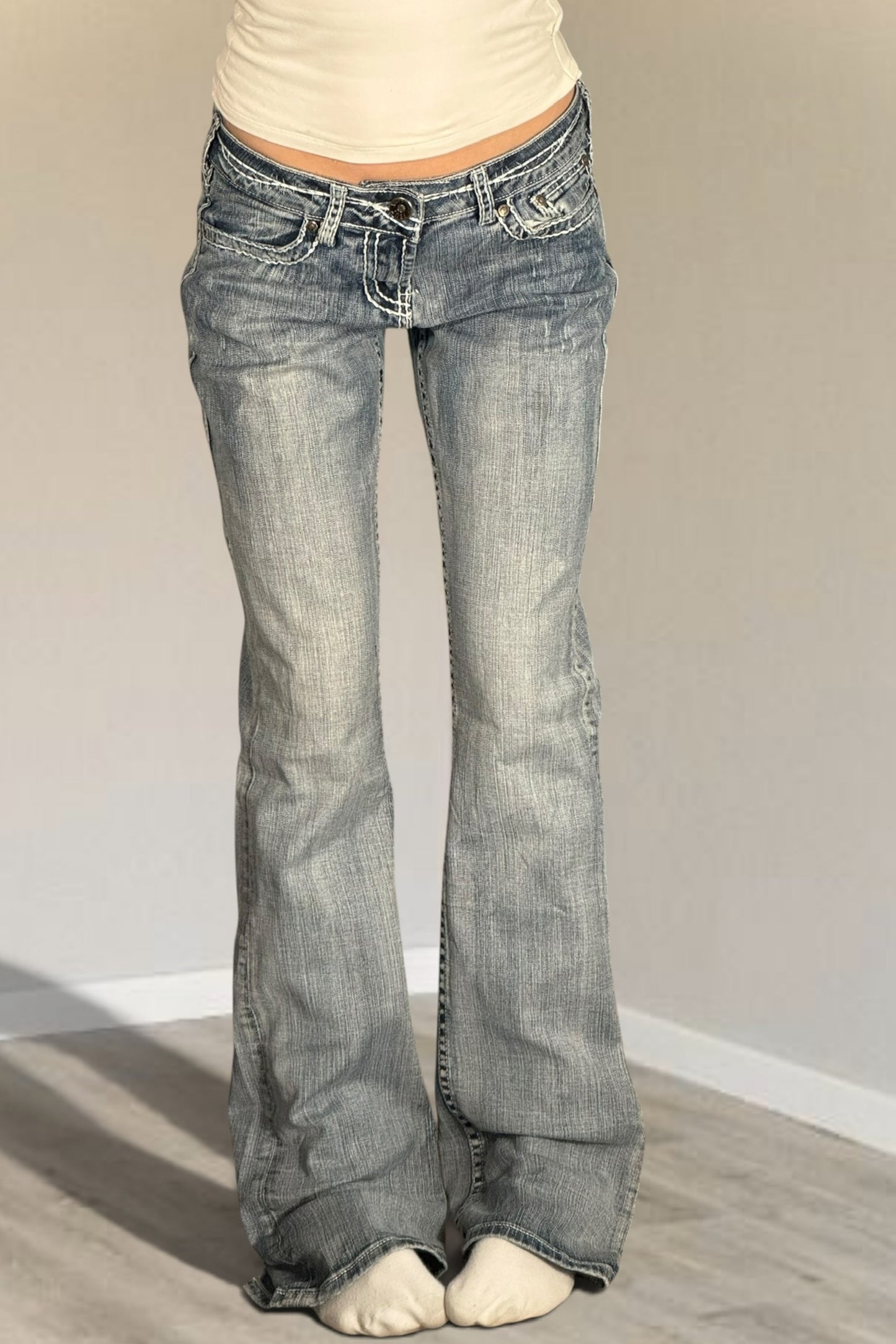 Lågmidjade jeans stl: XS/S