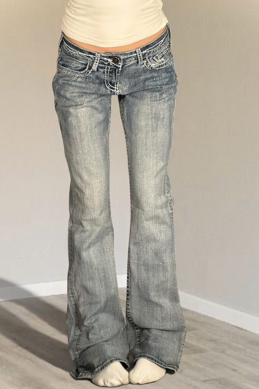 Lågmidjade jeans stl: XS/S