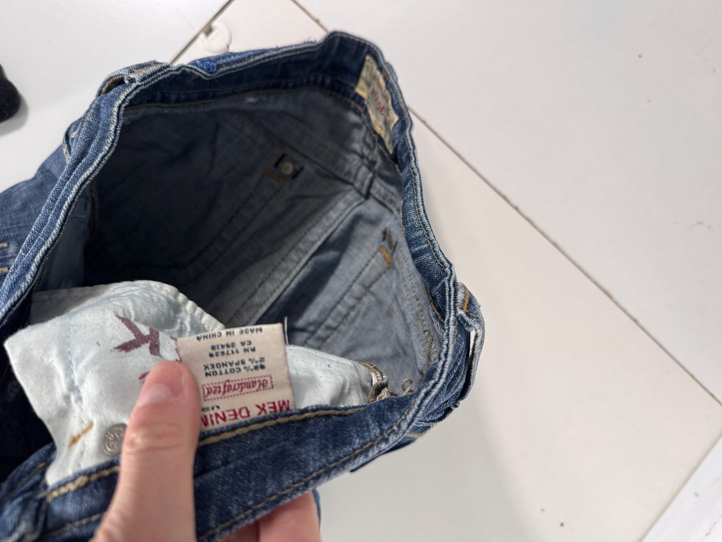 Lågmidjade jeans stl: S