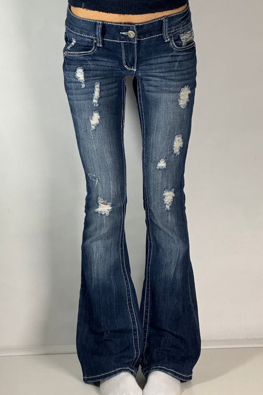 Lågmidjade jeans stl: S
