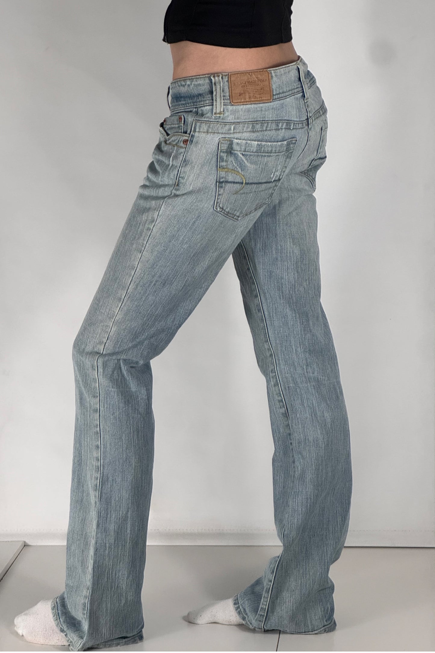 Lågmidjade jeans stl: S