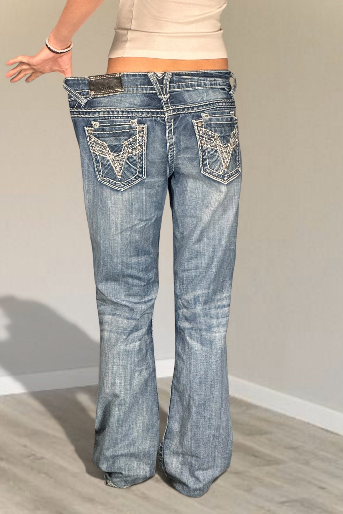Lågmidjade jeans stl: M/L