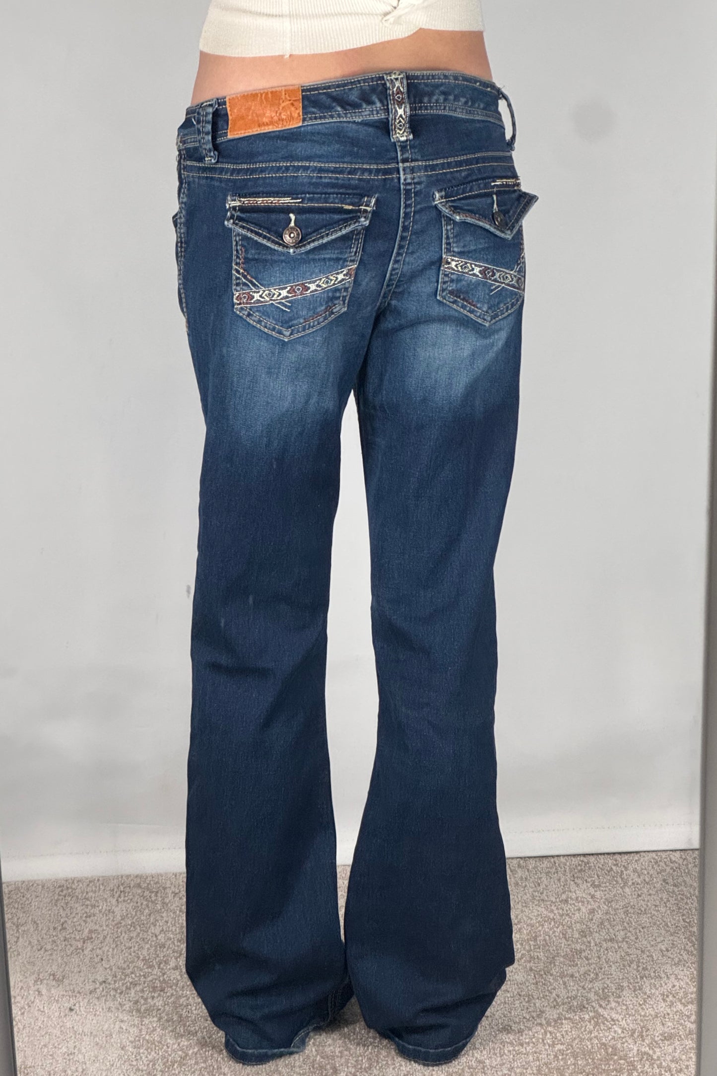 Lågmidjade jeans stl: M
