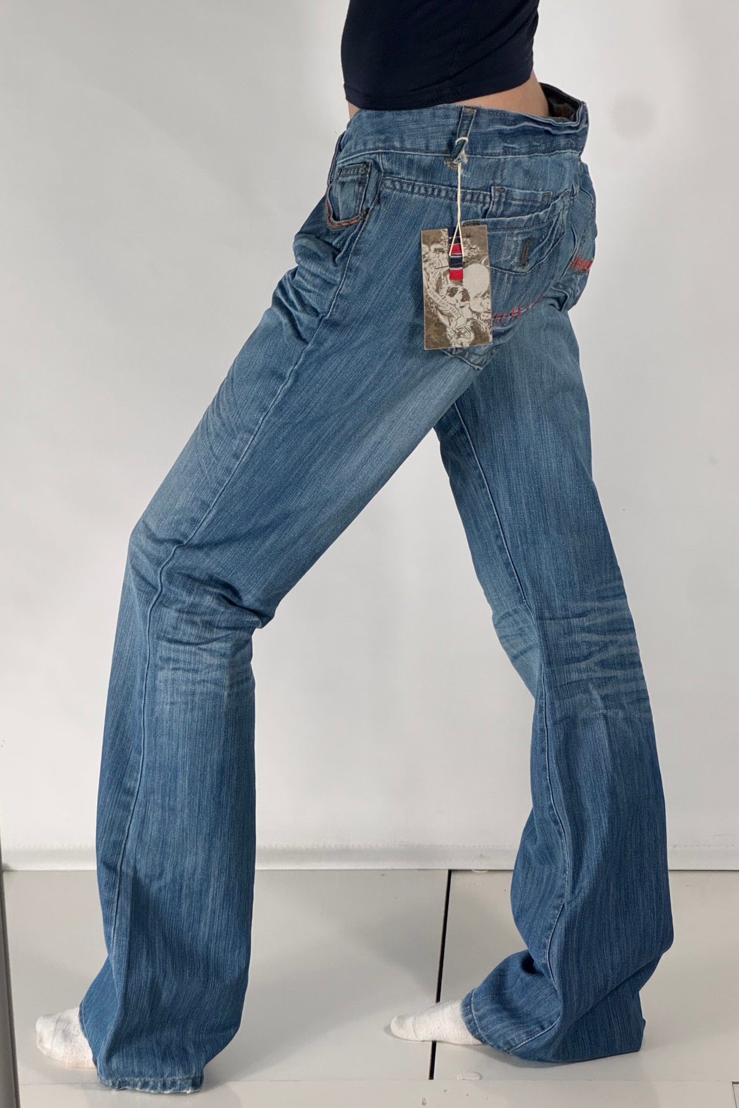 Lågmidjade jeans stl: L