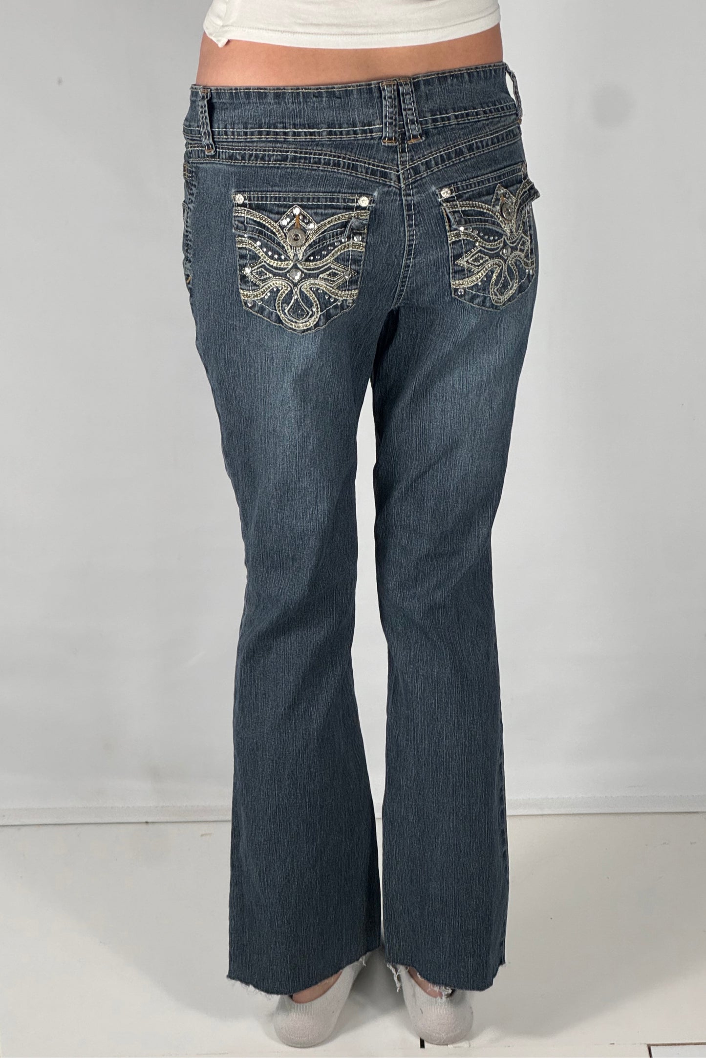 Lågmidjade jeans stl: S