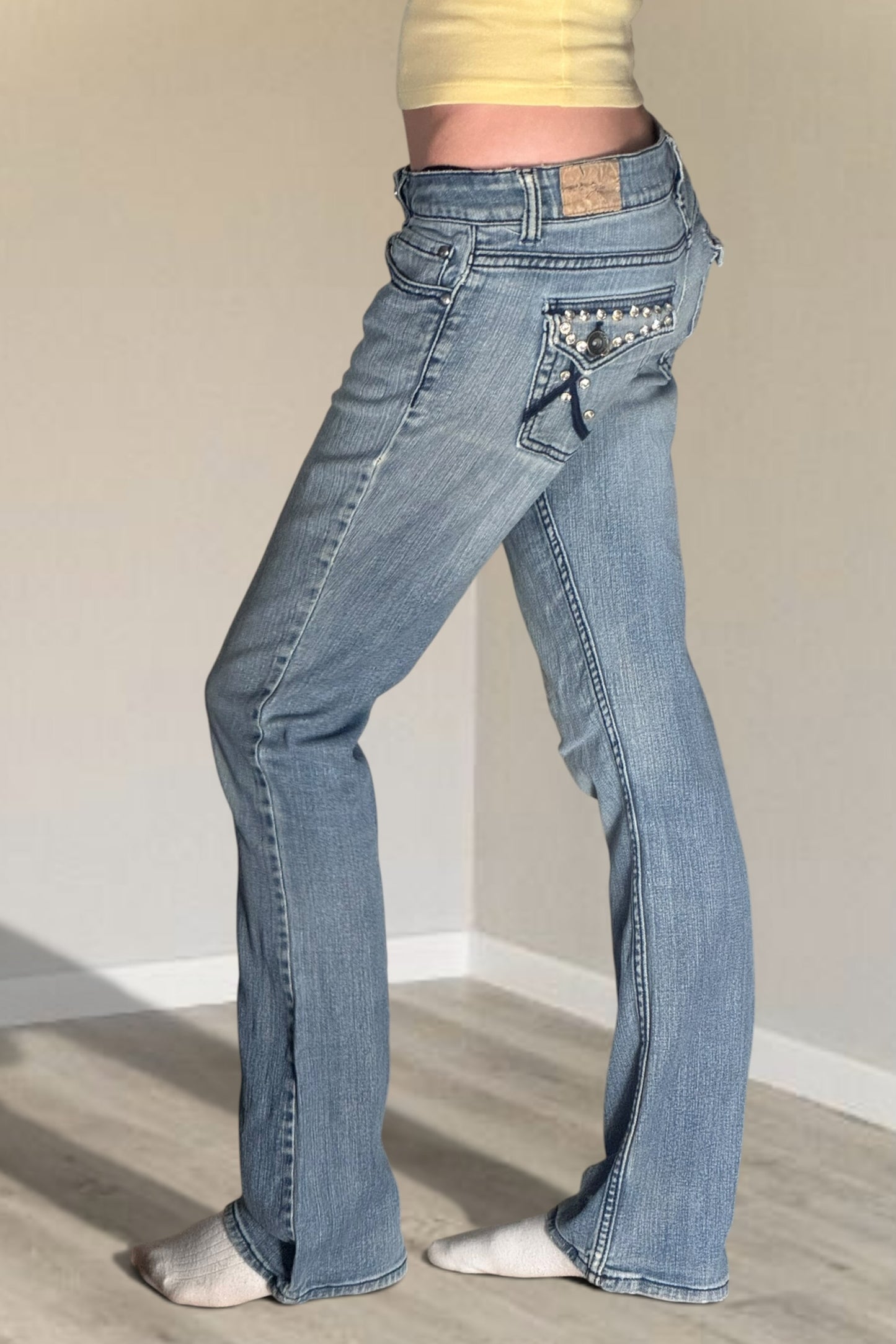 Lågmidjade jeans stl: XS