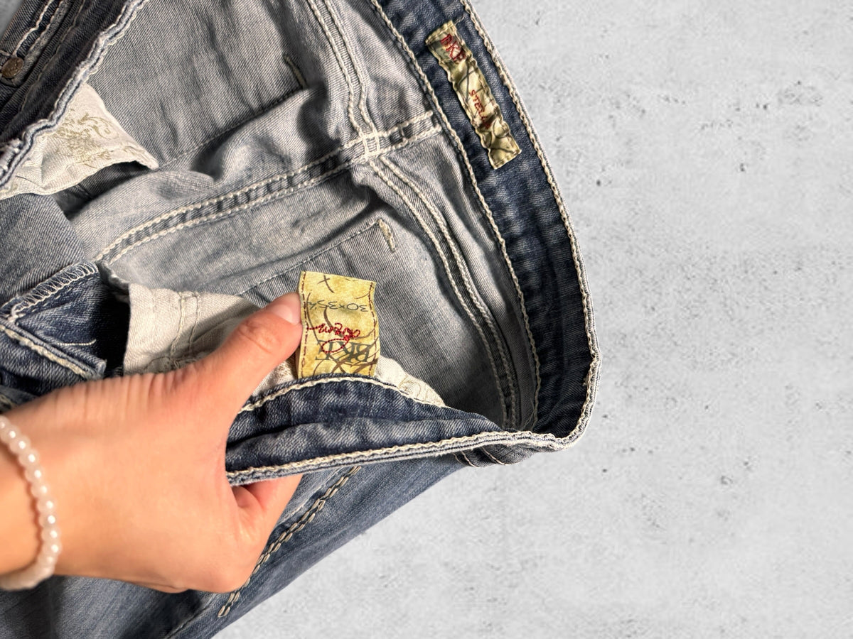 Lågmidjade jeans stl: M