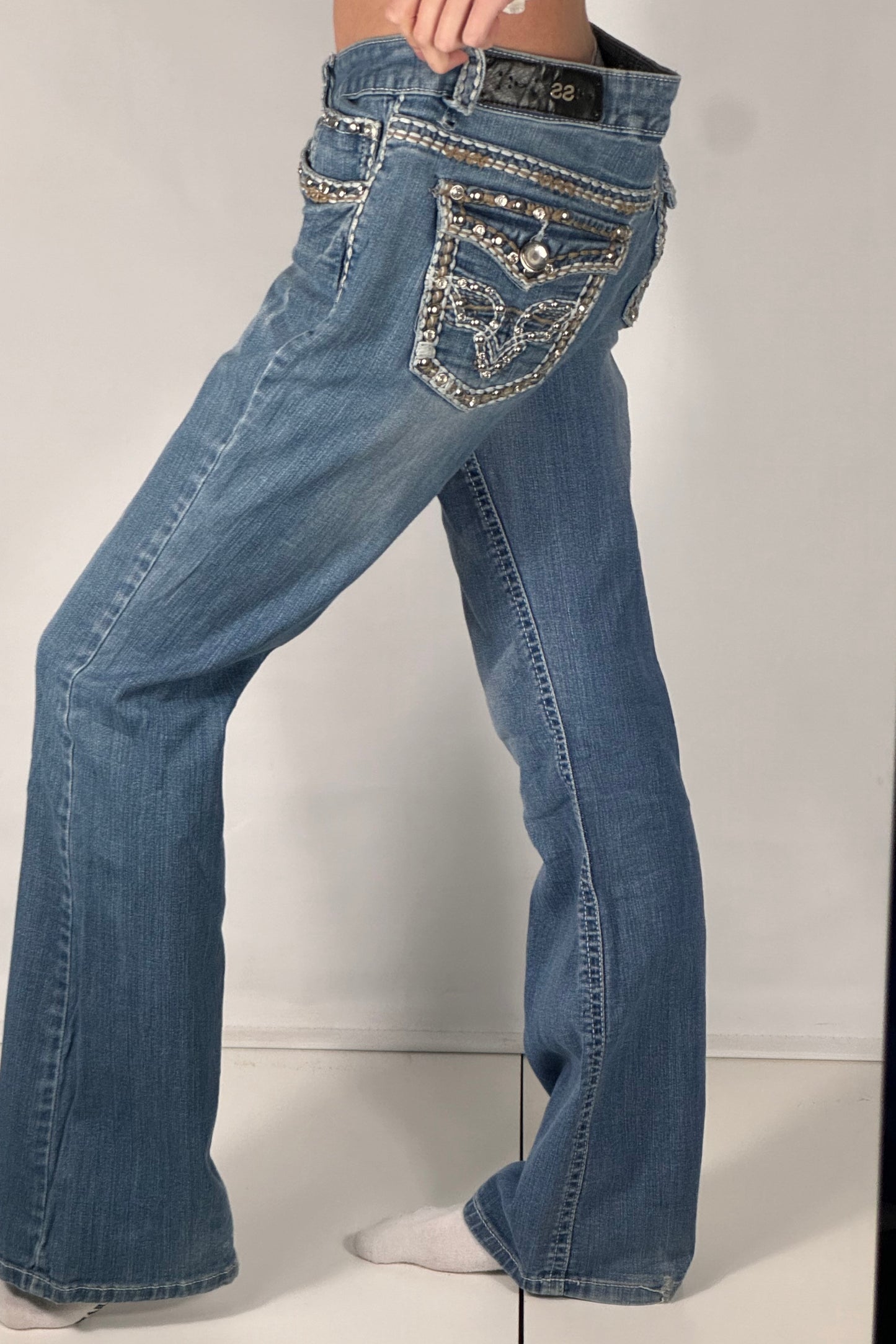Lågmidjade jeans stl: M
