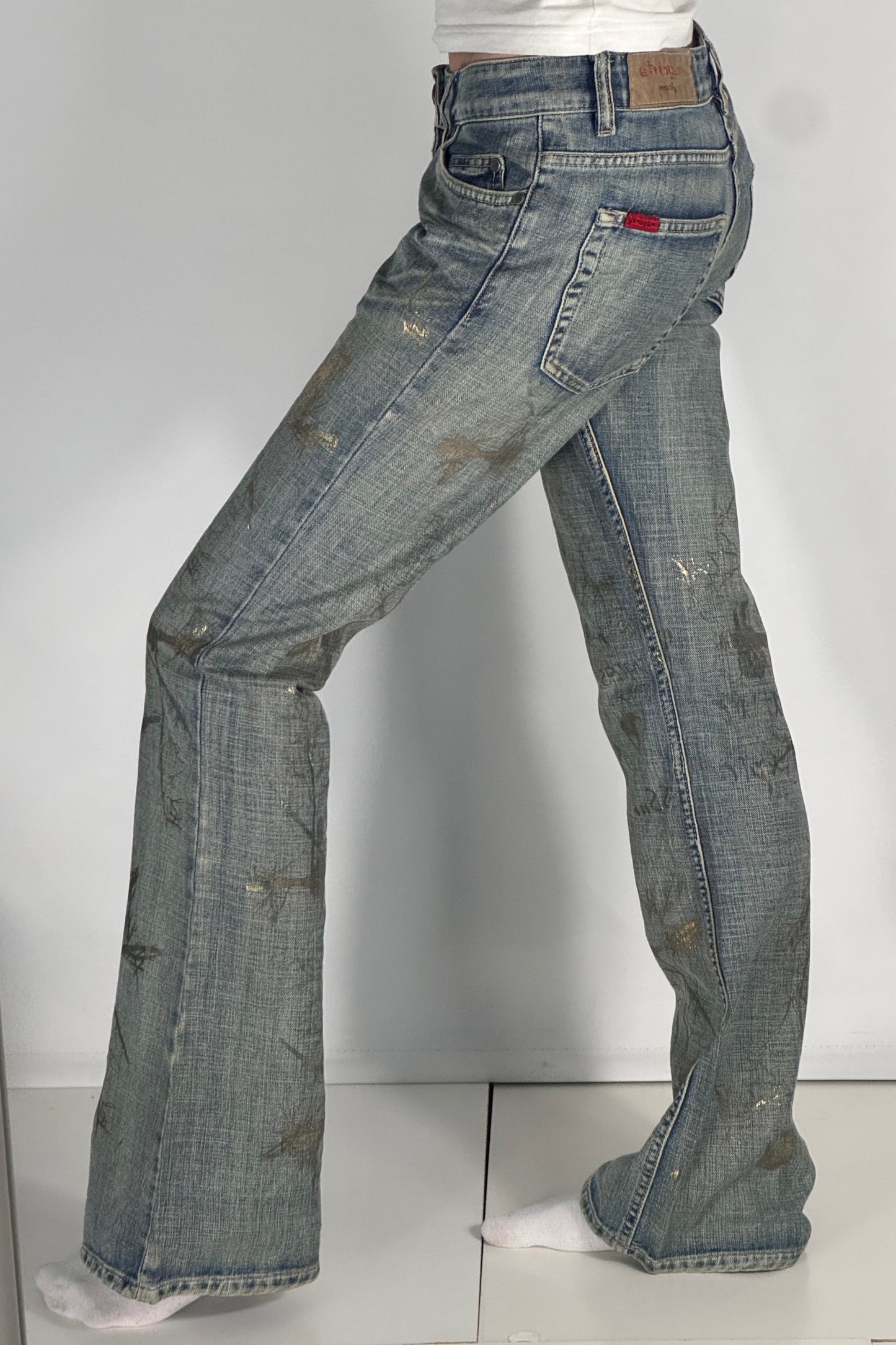 Lågmidjade jeans stl: XS