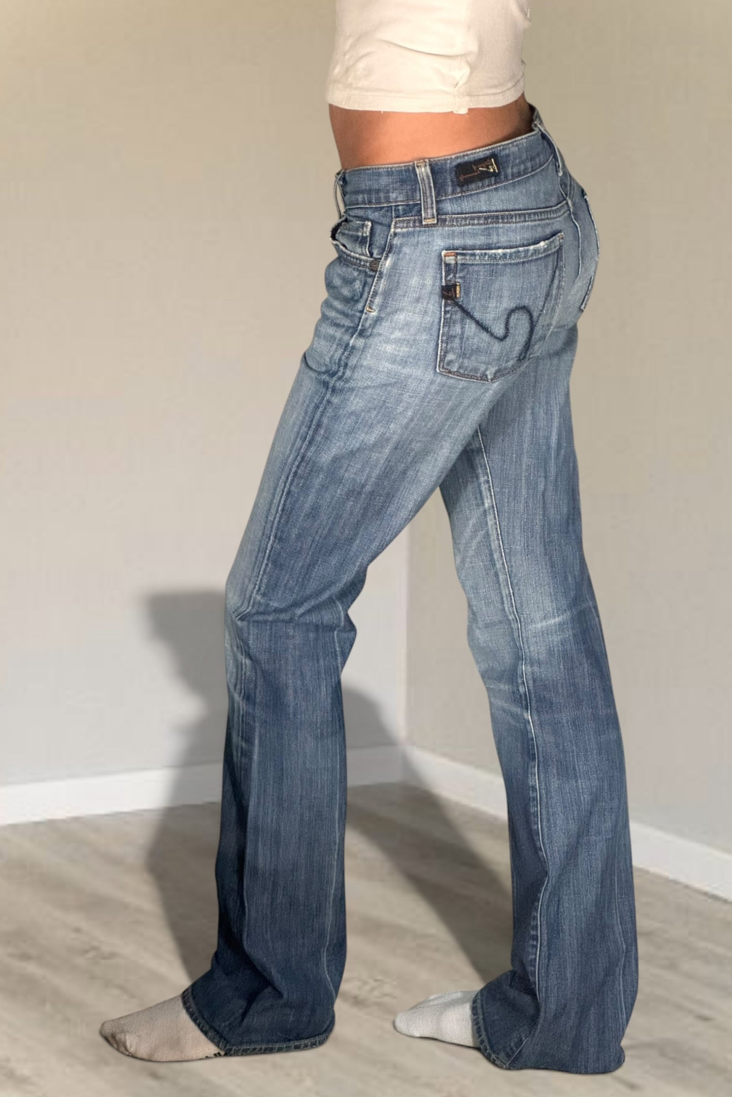 Lågmidjade jeans stl: XS