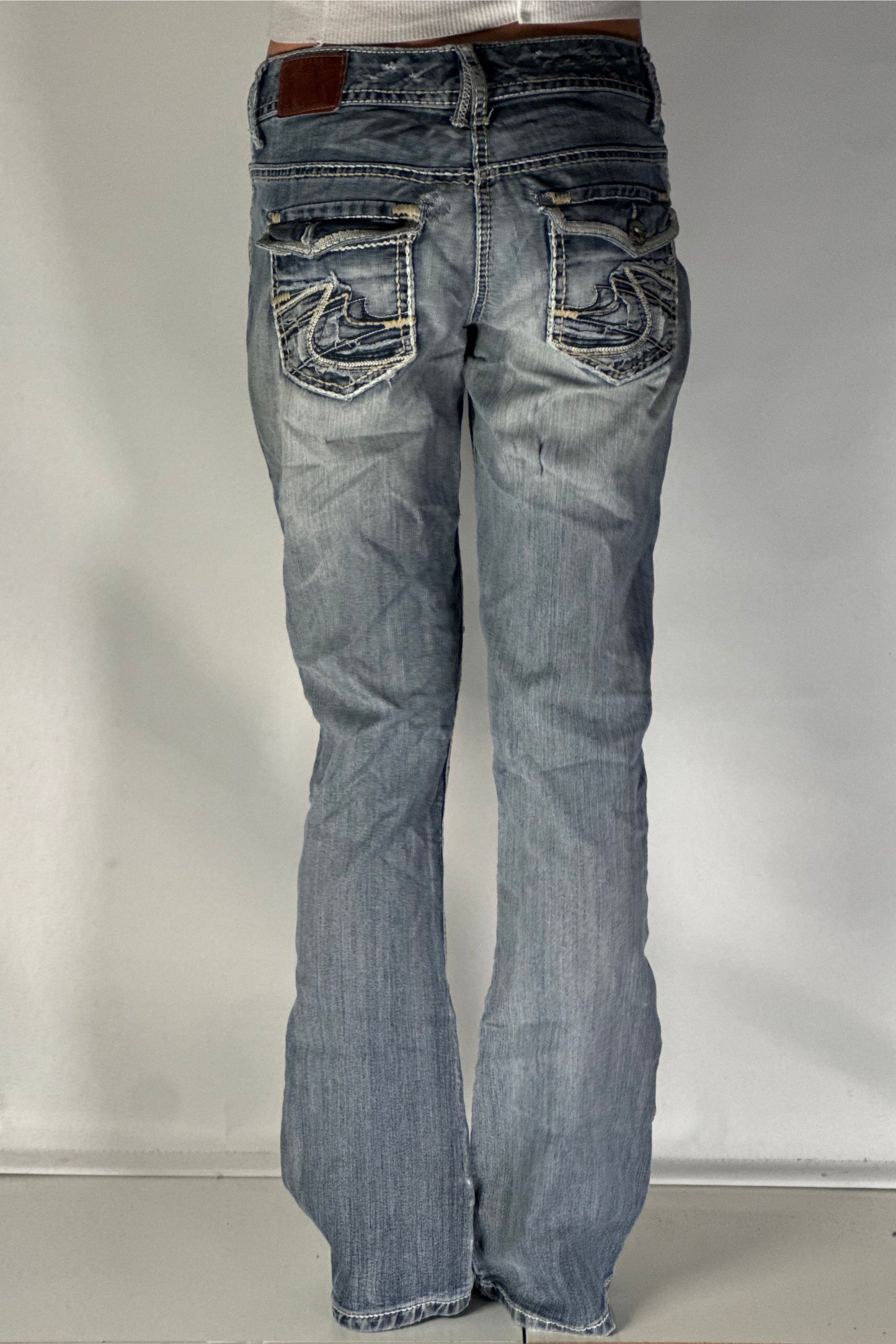 Lågmidjade jeans stl: S