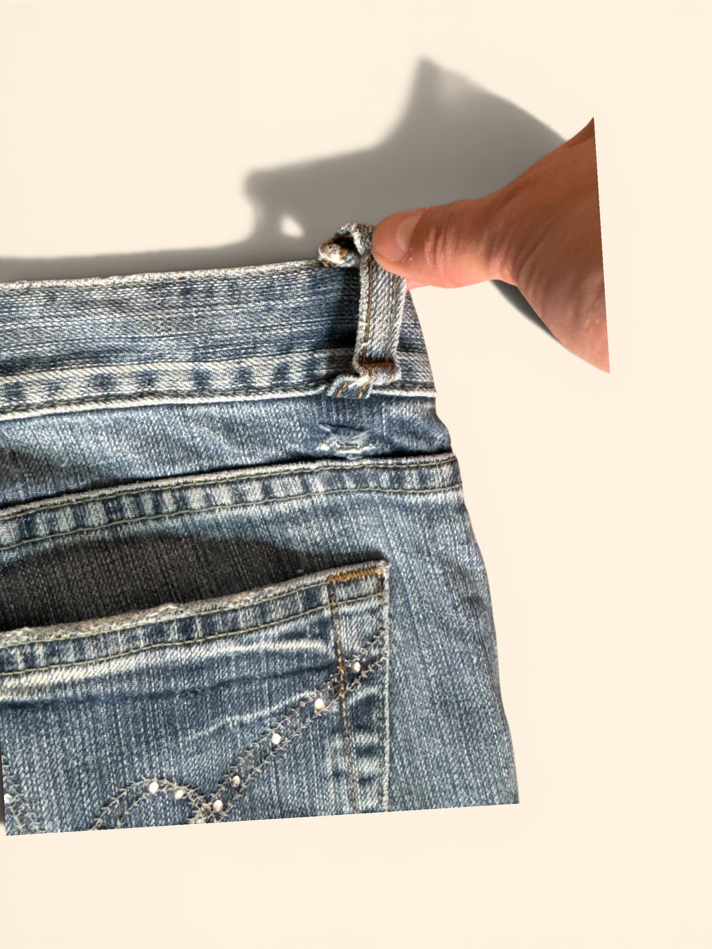 Lågmidjade jeans stl: XS