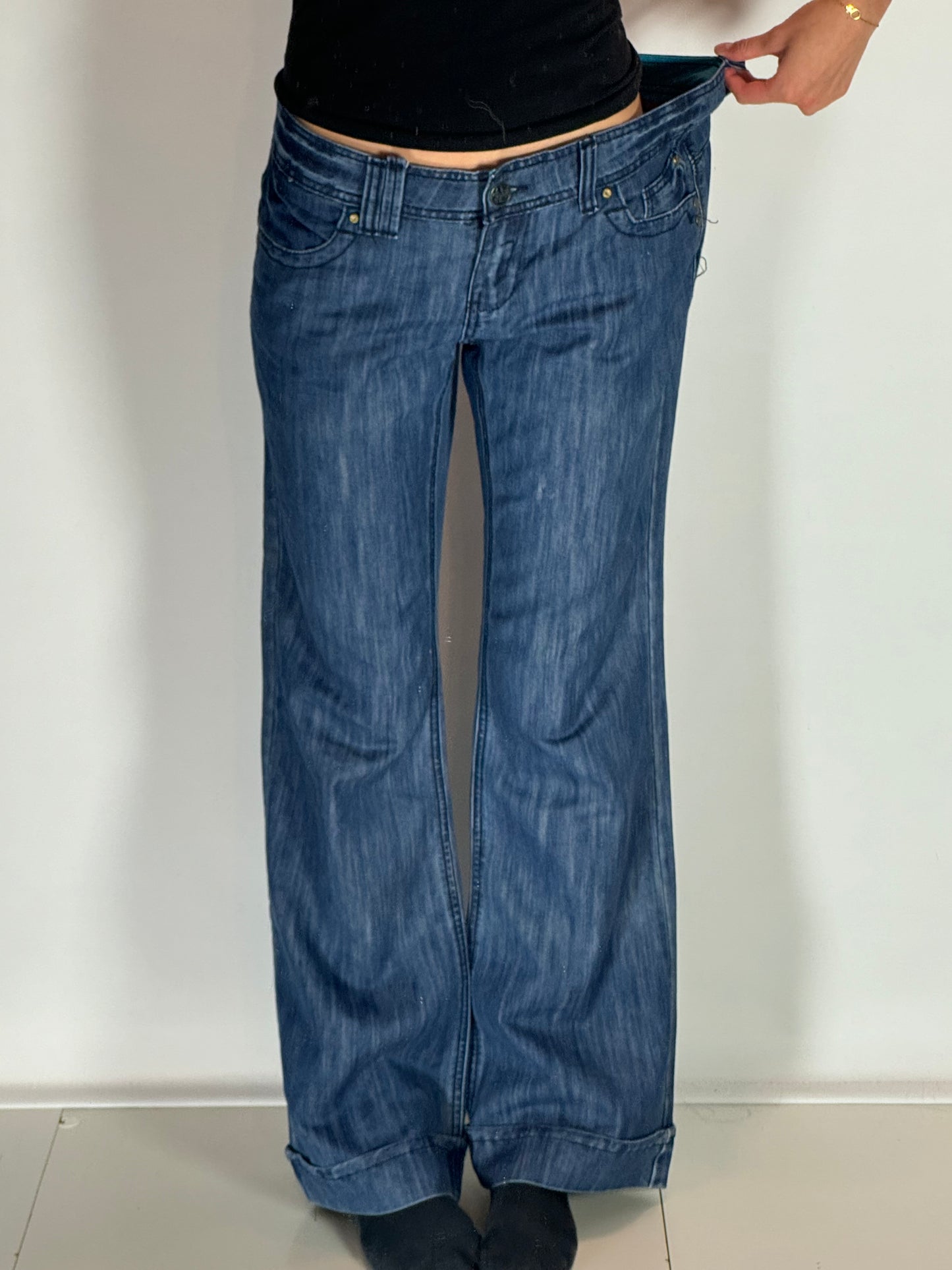 Lågmidjade jeans stl: L