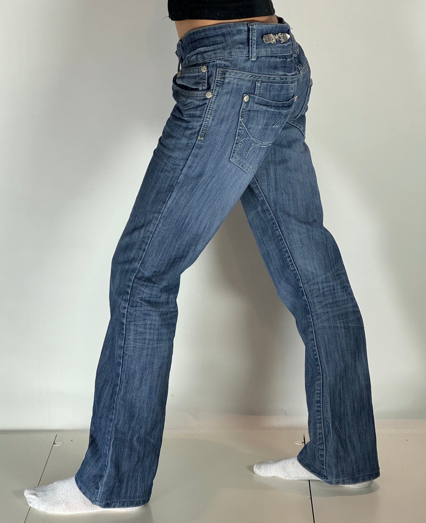 Lågmidjade jeans stl: S