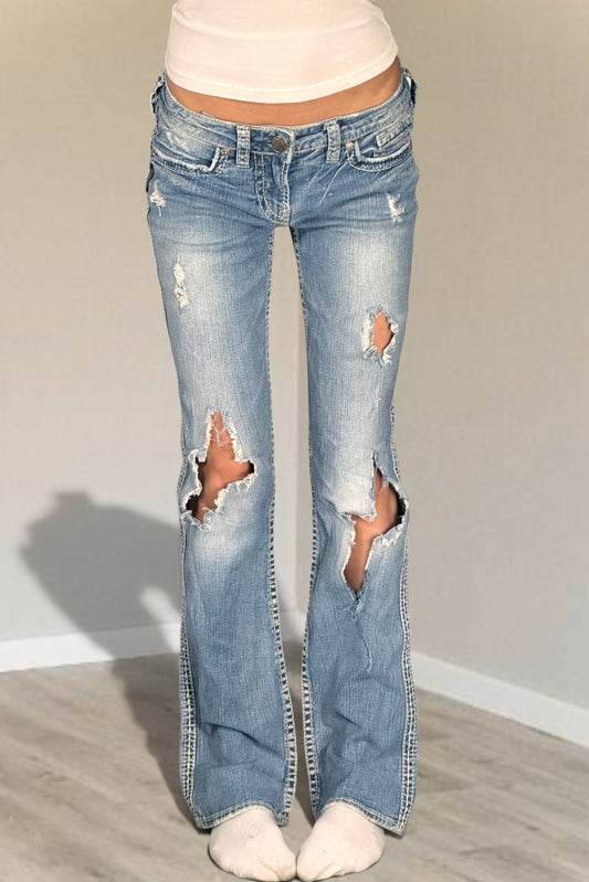 Lågmidjade jeans stl: XS/S