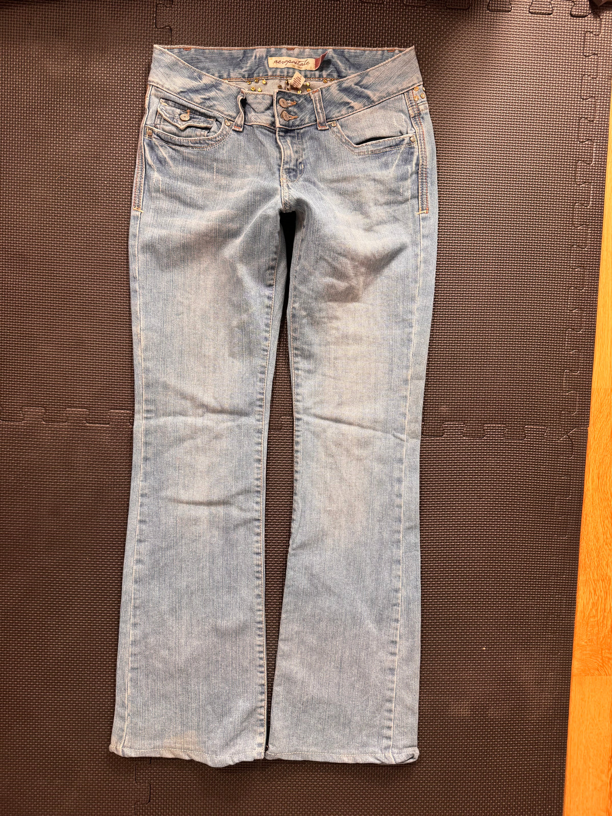 Lågmidjade jeans stl: S