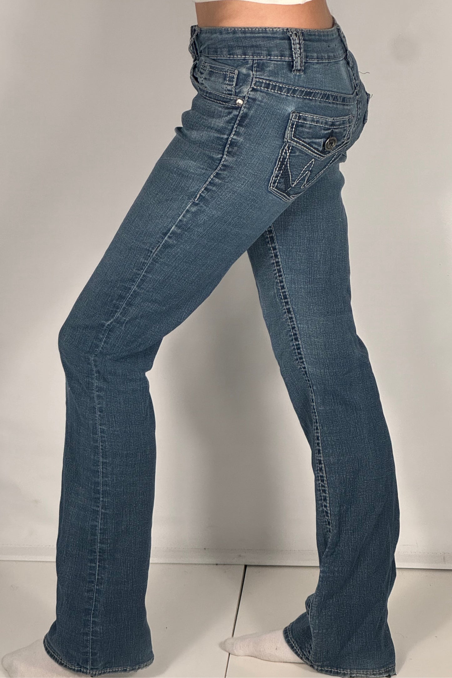 Lågmidjade jeans stl: XS