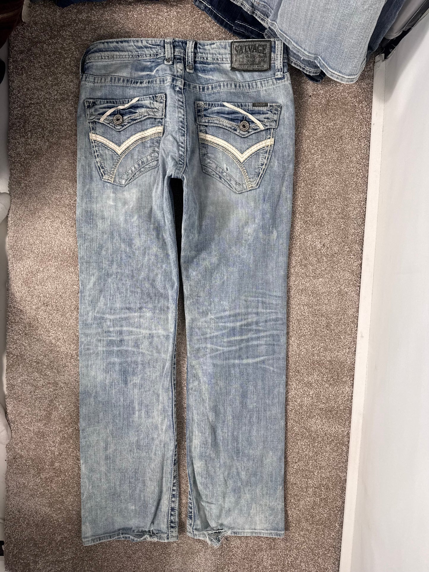 Lågmidjade jeans stl: M