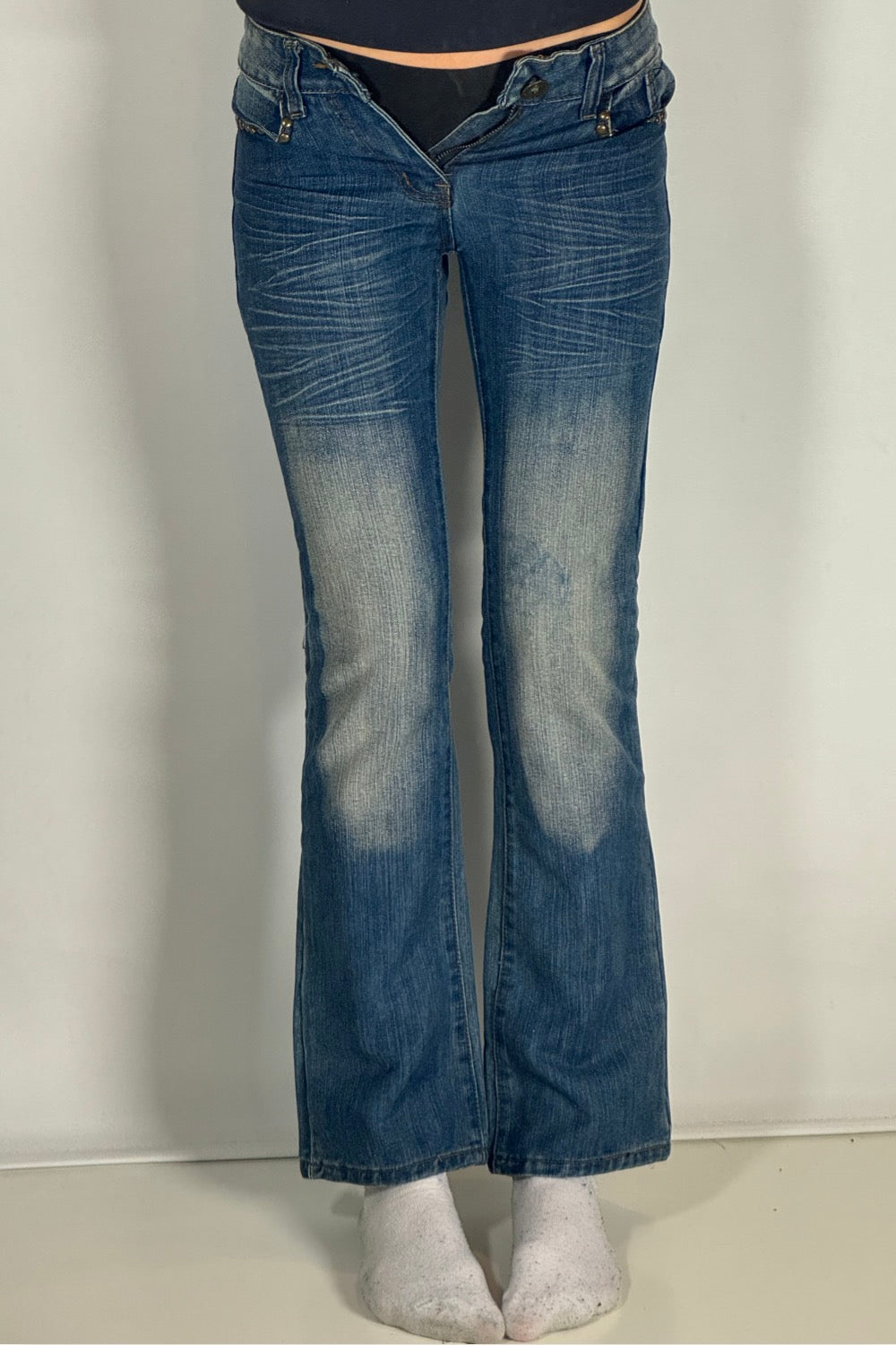 Lågmidjade jeans stl: XXXS