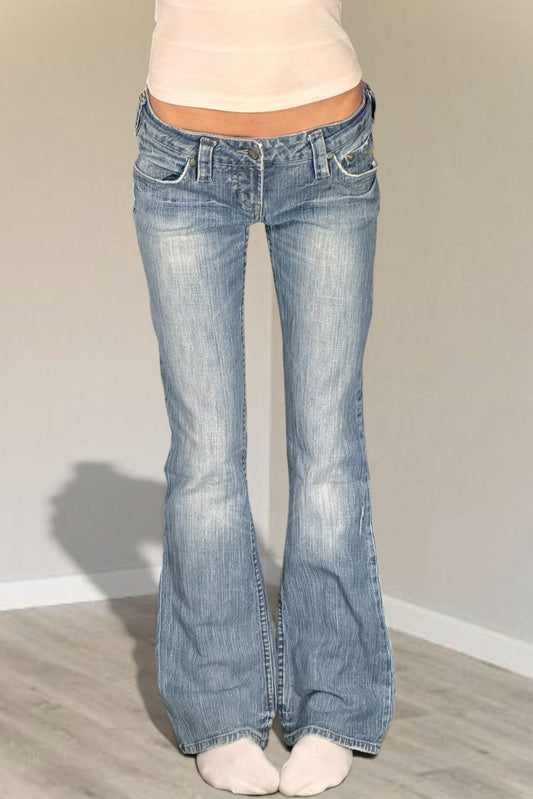 Lågmidjade jeans stl: S