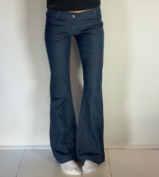 Lågmidjade jeans–stl: XS