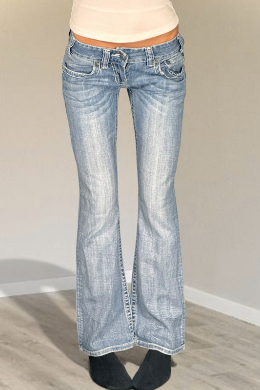 Lågmidjade jeans stl: XXS