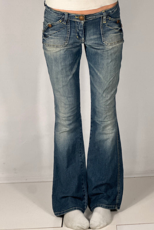 Lavlivede jeans str: XS