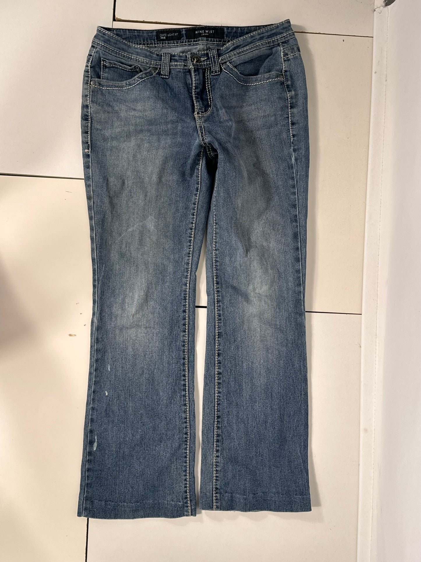 Utsvingte jeans str: S/M