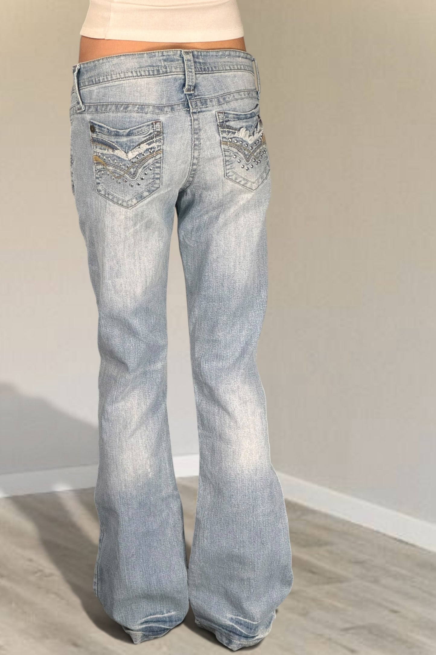 Lågmidjade jeans stl: M