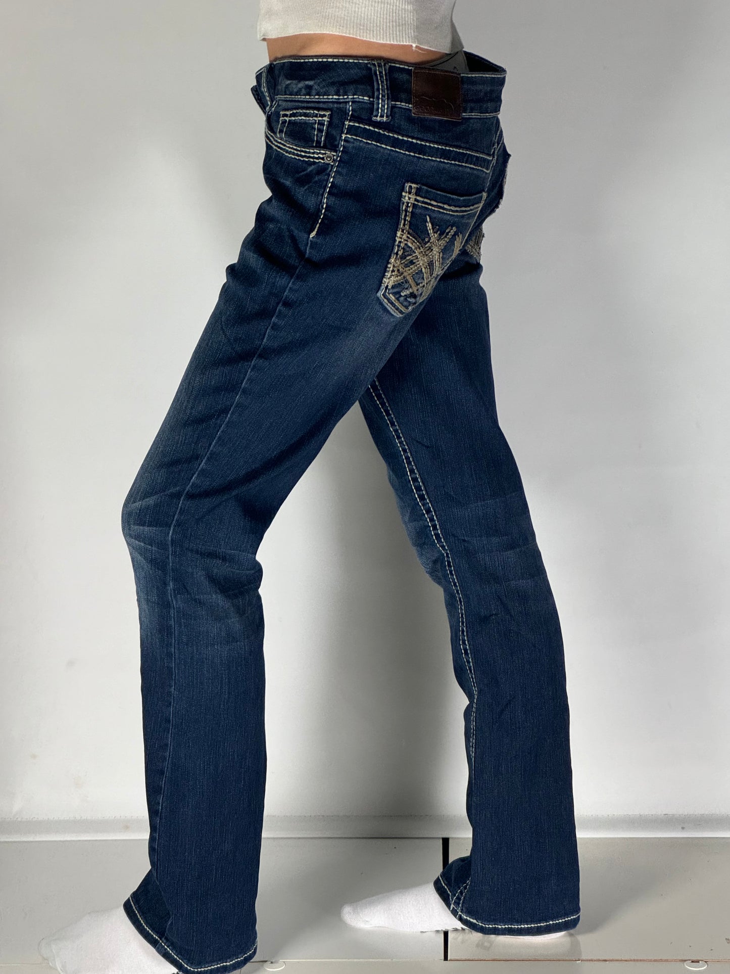 Lågmidjade jeans stl: M