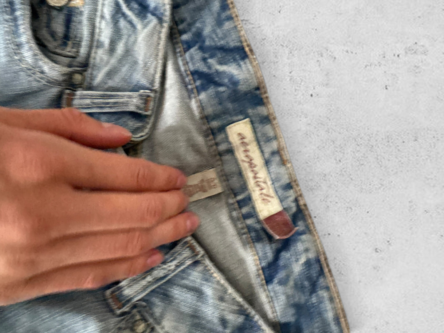 Lågmidjade jeans stl: S
