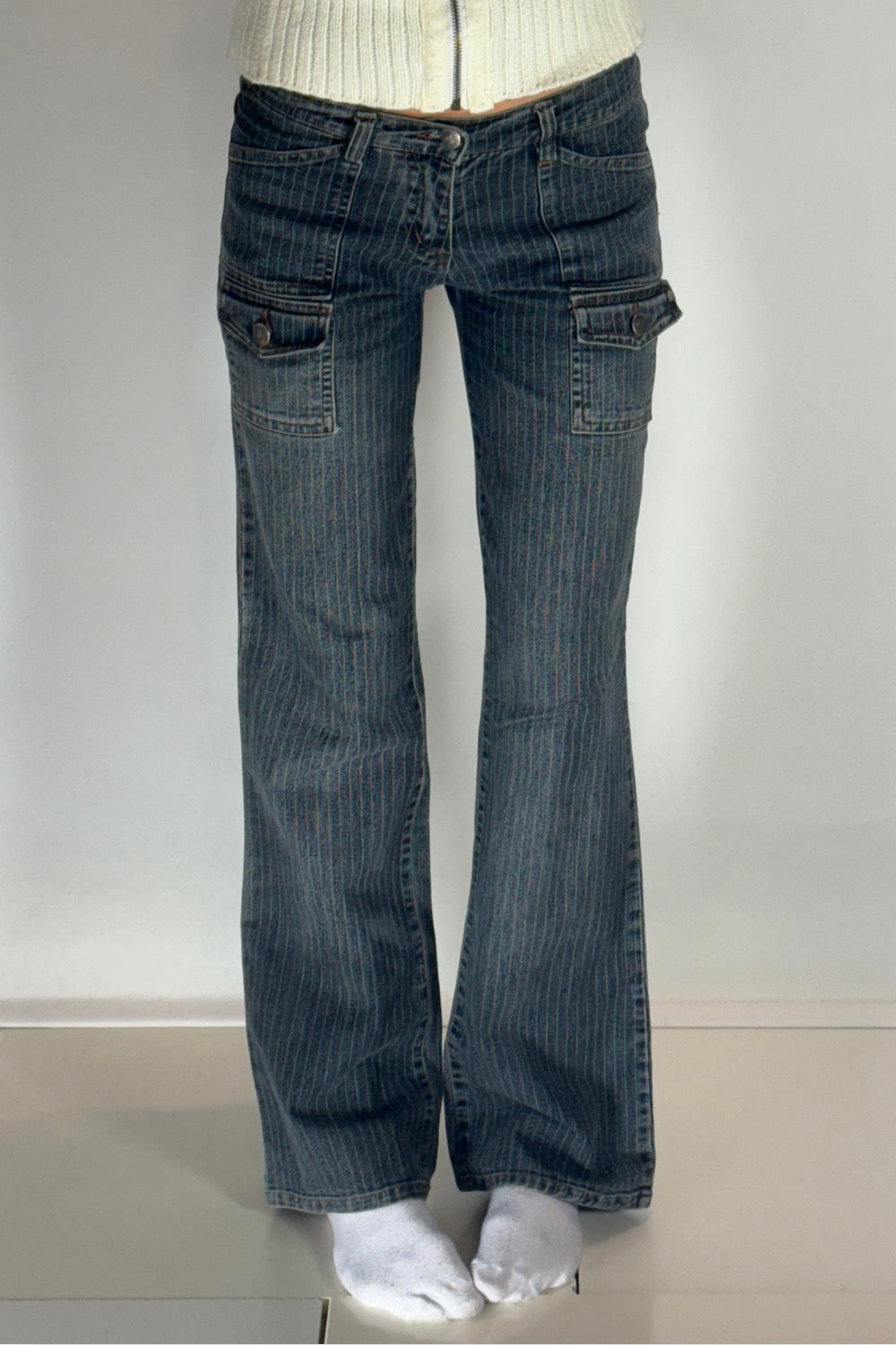 Utsvängda jeans–stl: XS/S