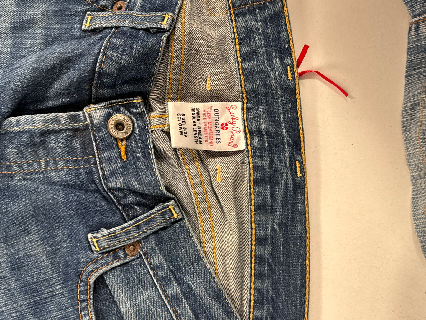 Lavtaljede jeans str: S
