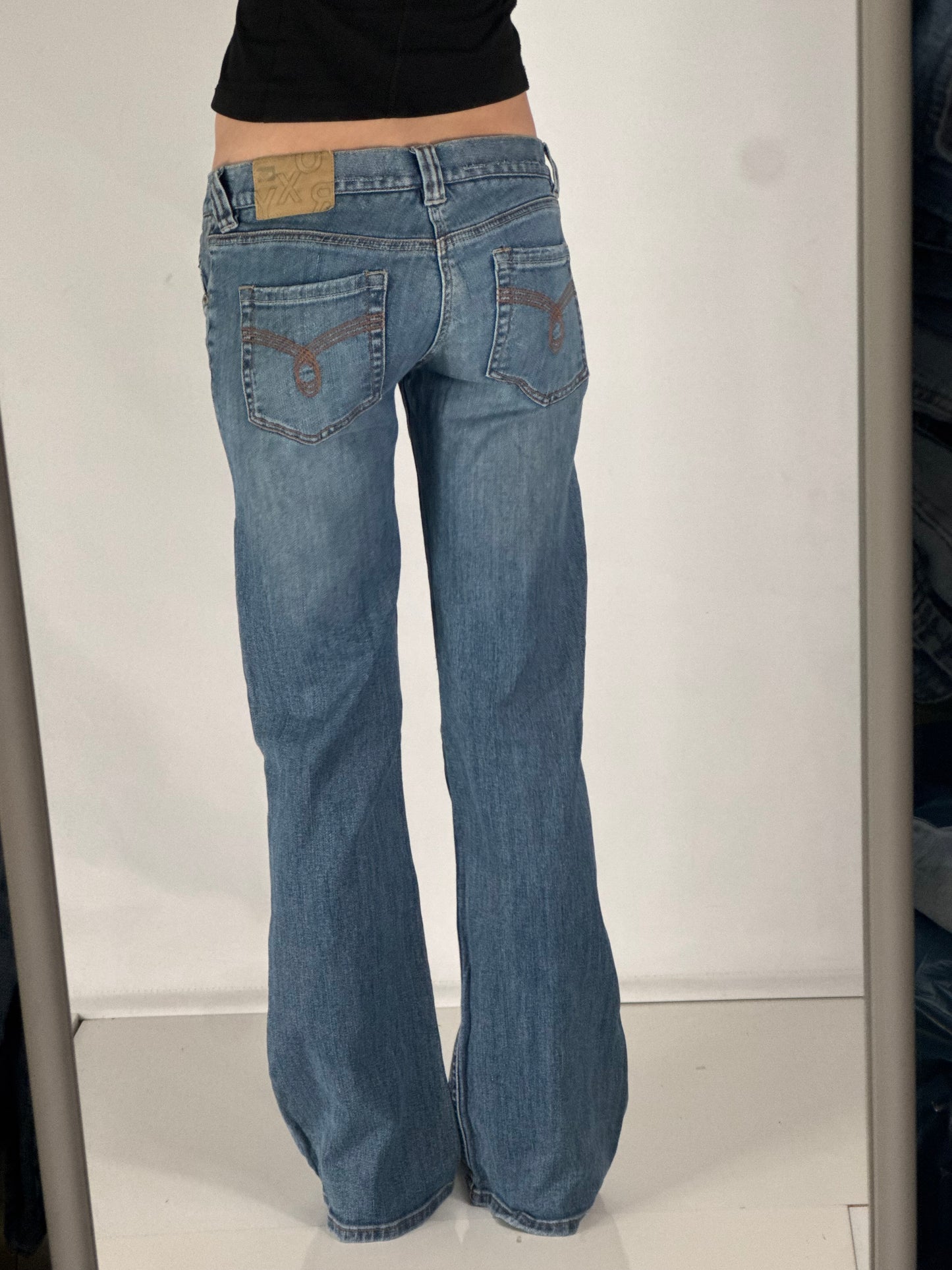 Lågmidjade jeans stl: S