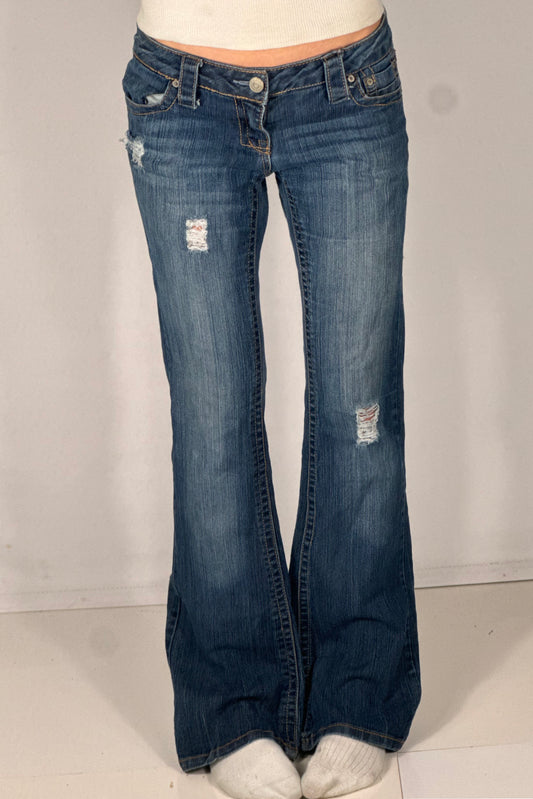 Lavtaljede jeans str: S