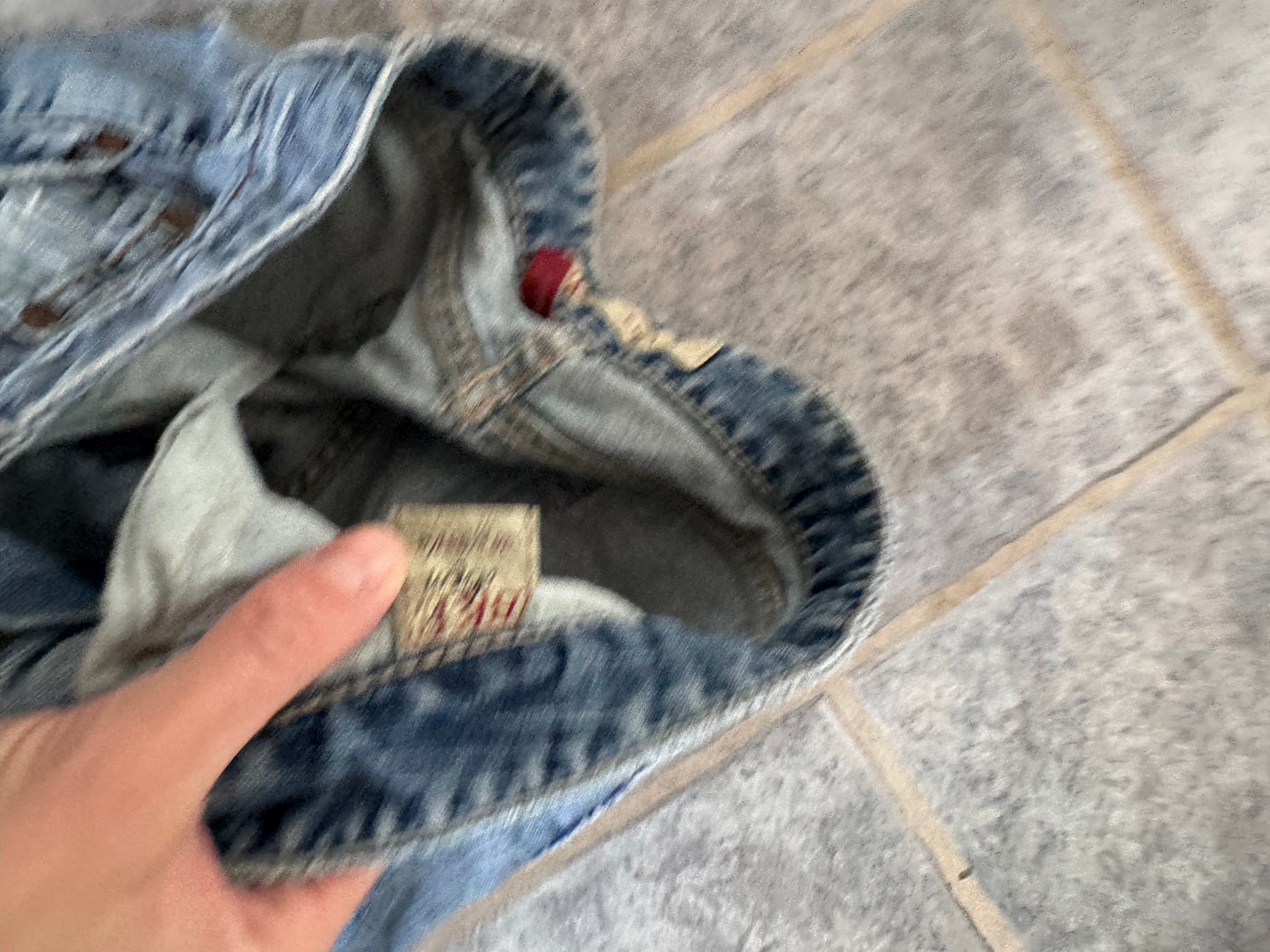Lågmidjade jeans stl: S