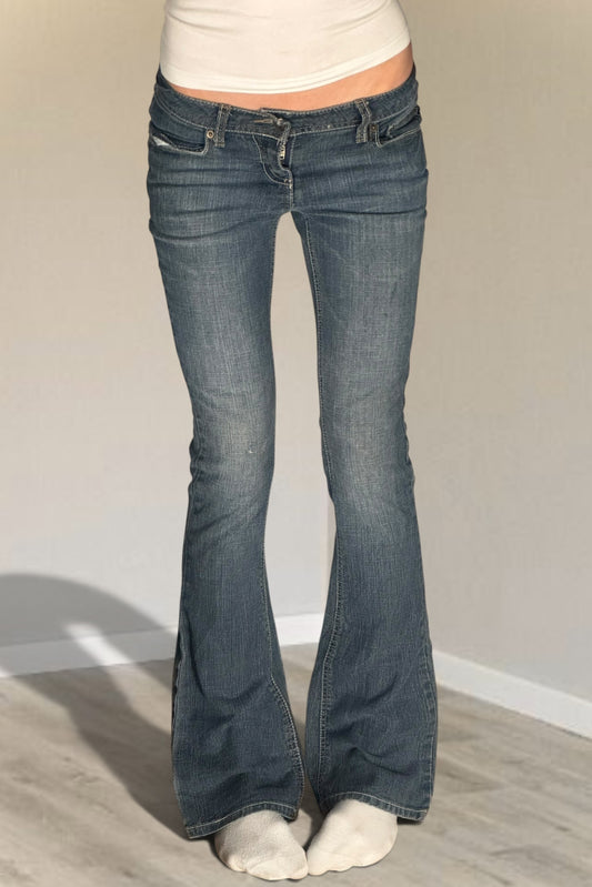 Lågmidjade jeans stl: XS