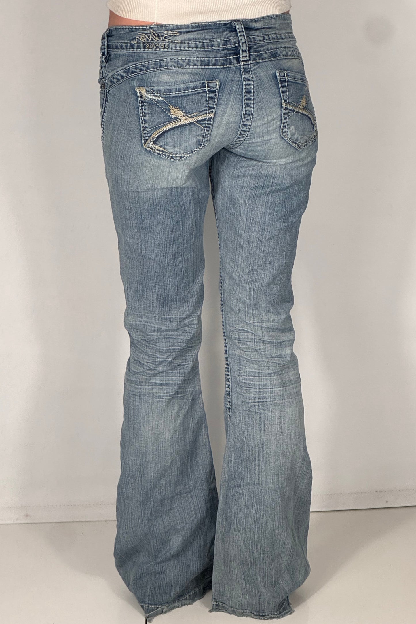 Lågmidjade jeans stl: XS