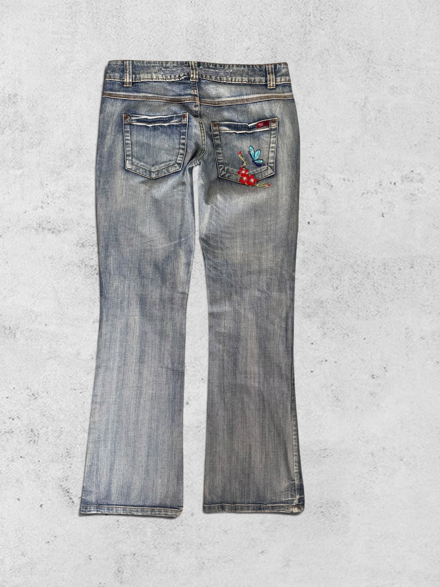 Lågmidjade jeans stl: S/M
