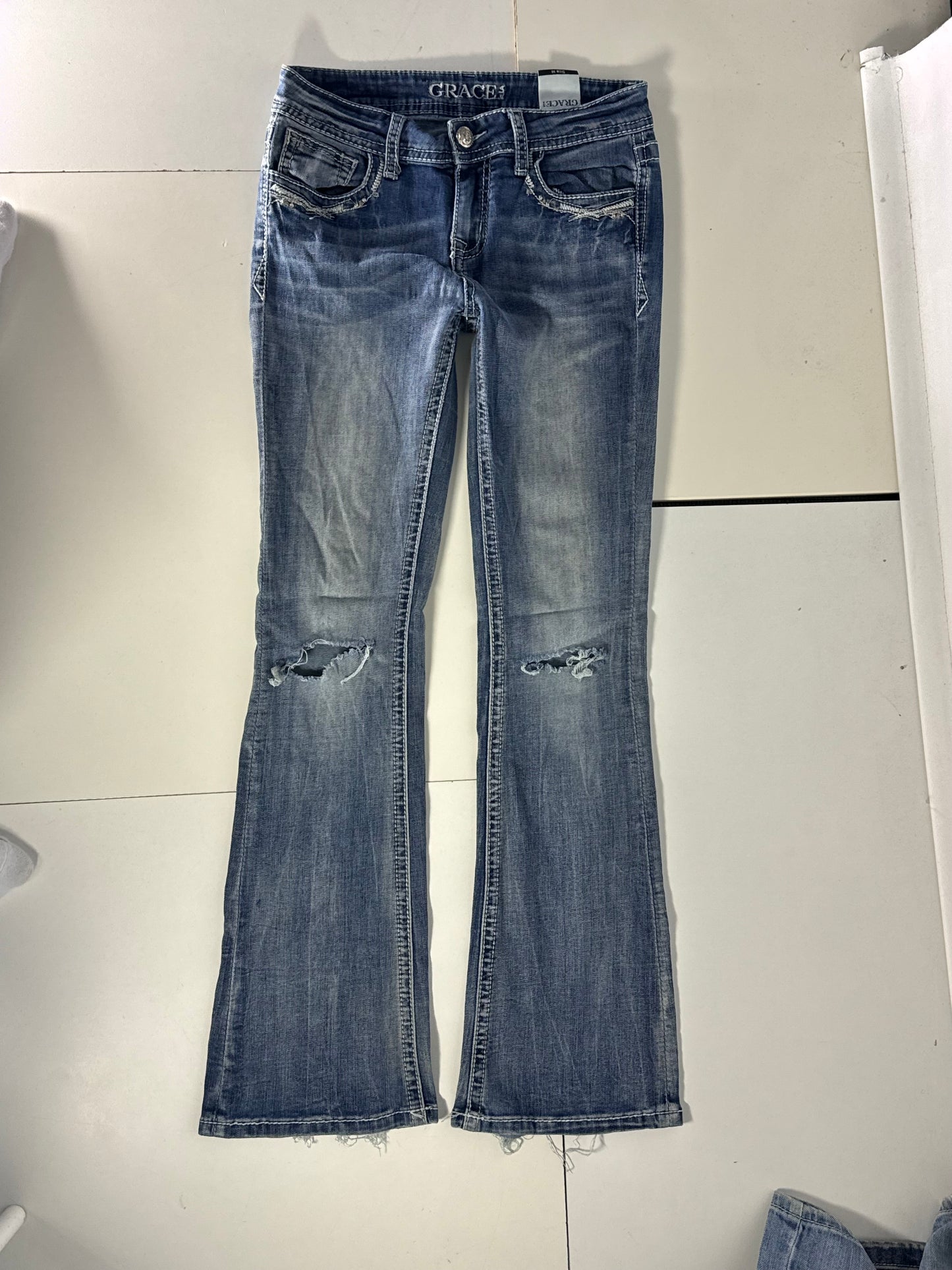 Lågmidjade jeans stl: XXS