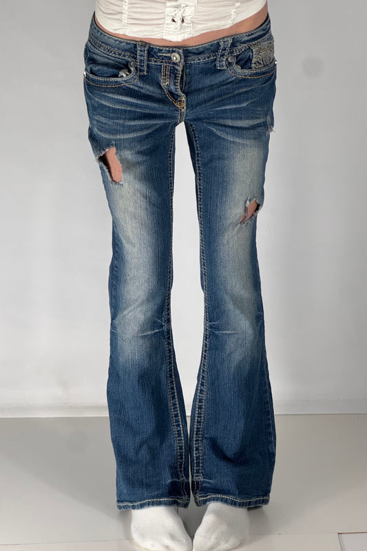 Lågmidjade jeans stl: S