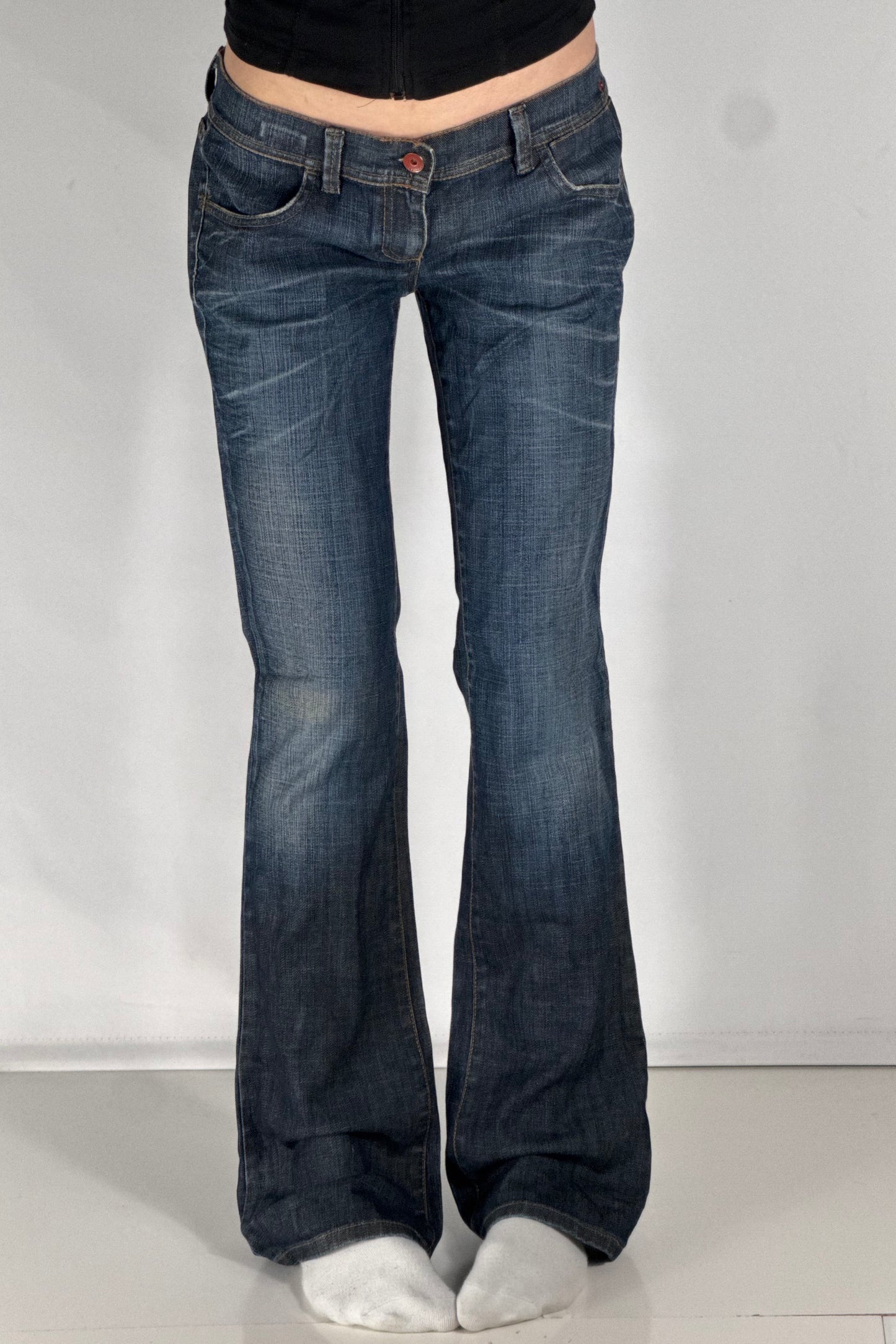 Lågmidjade jeans stl: S/M