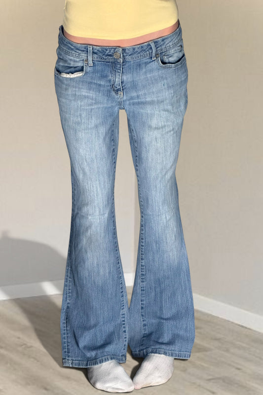 Lågmidjade jeans stl: M