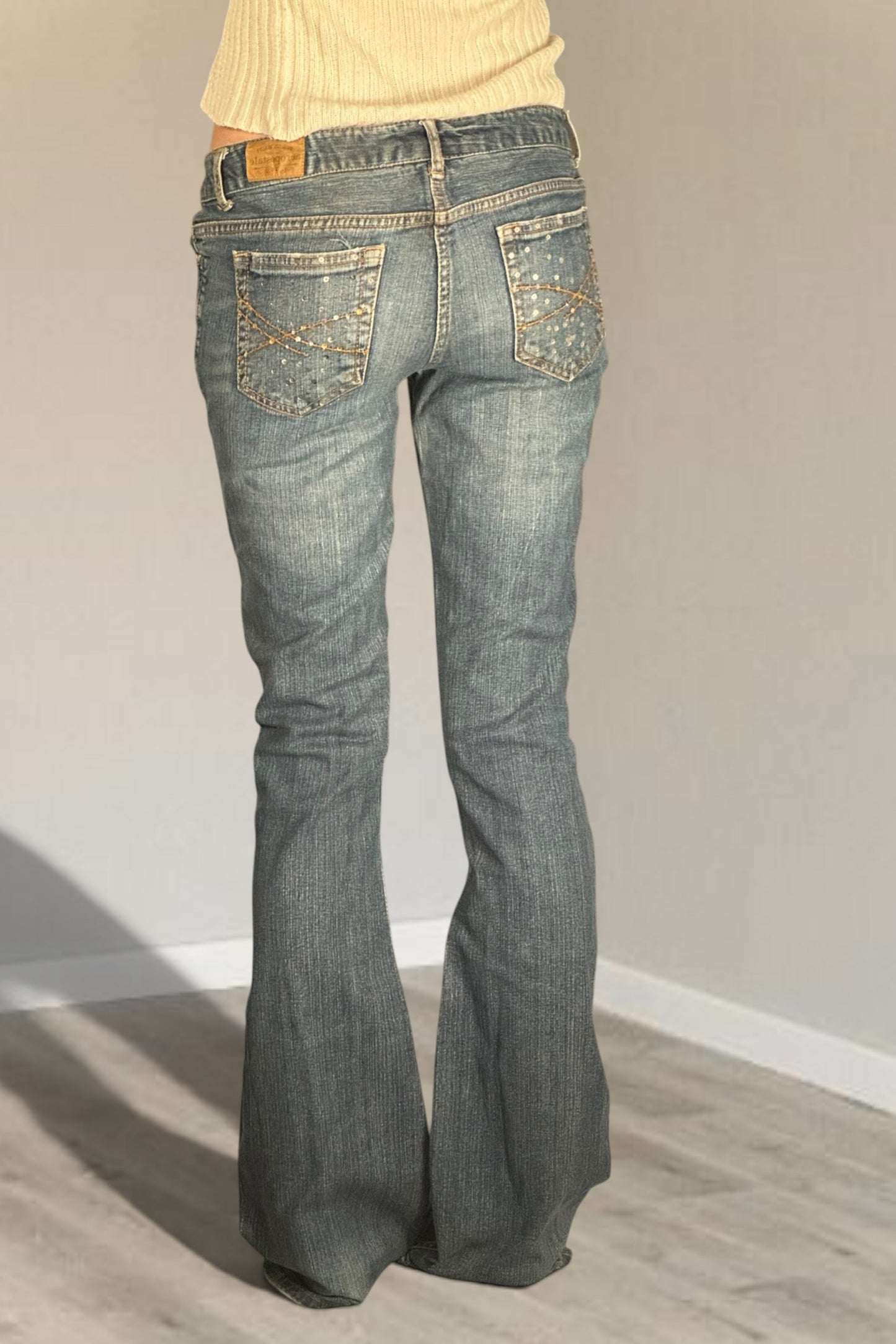 Lågmidjade jeans stl: S
