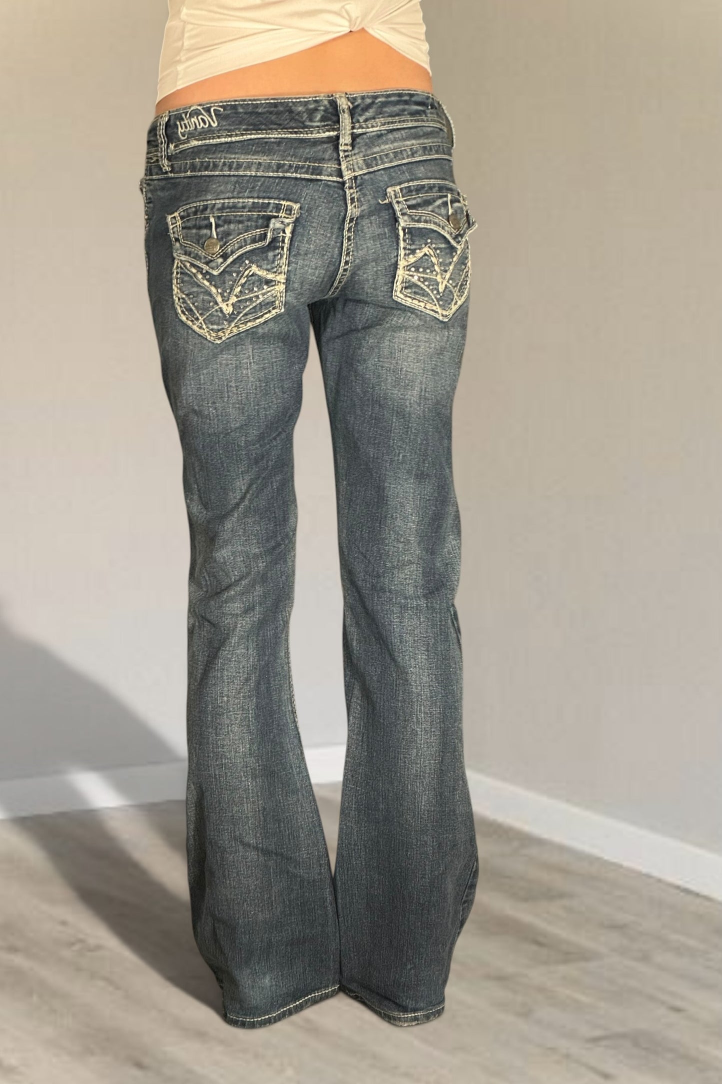 Lågmidjade jeans stl: S