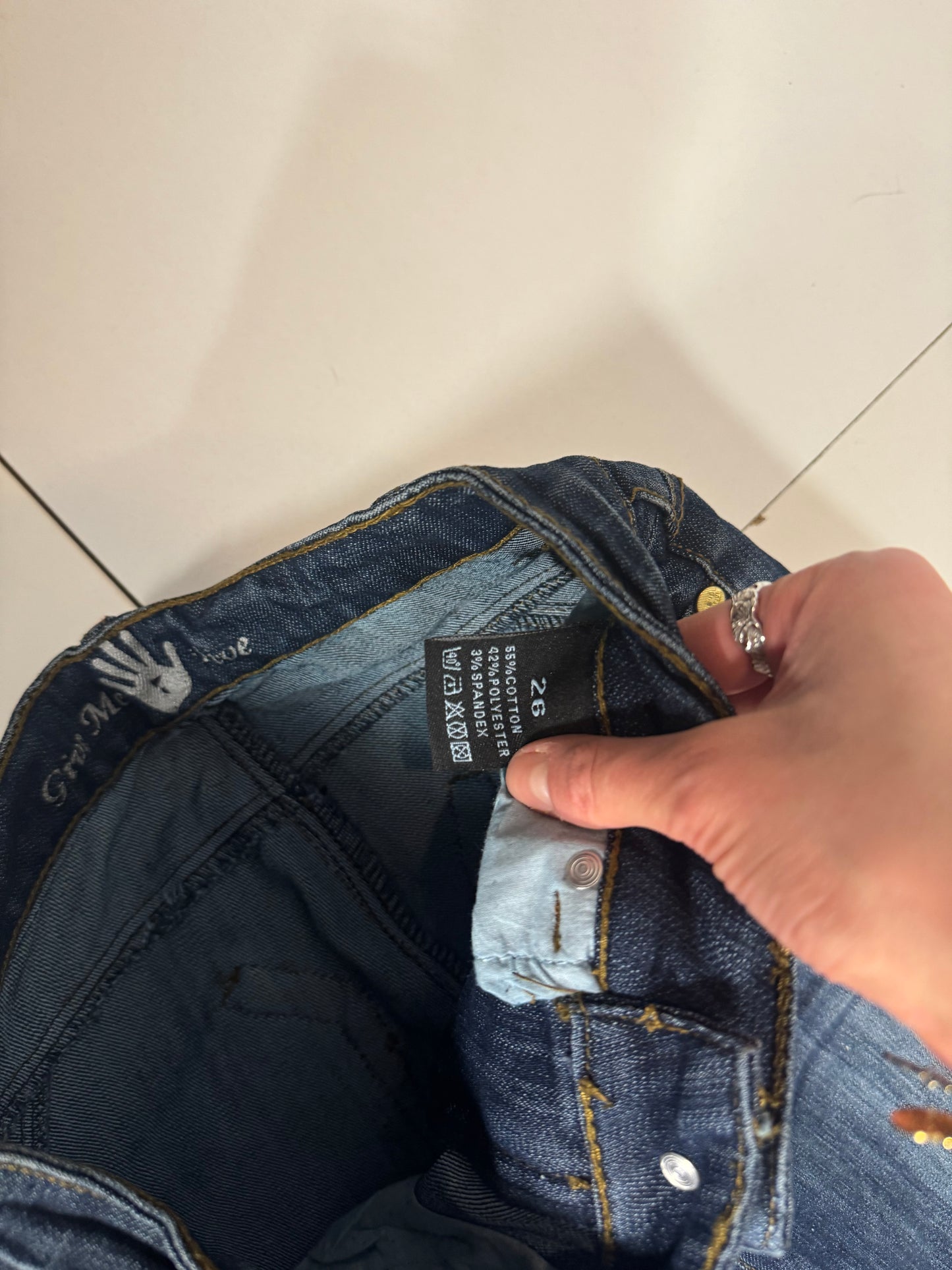 Lågmidjade jeans stl: XXS