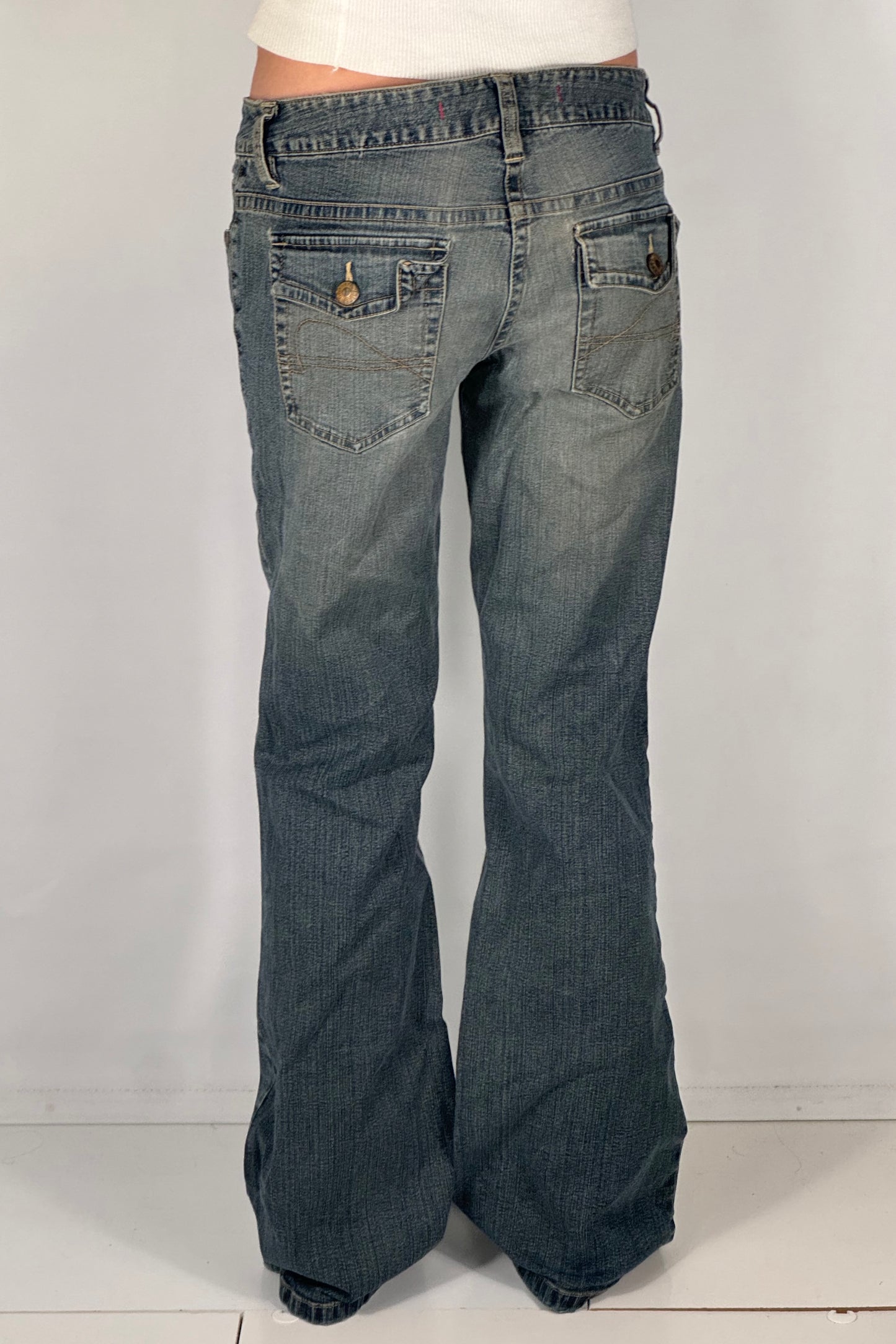 Lågmidjade jeans stl: S