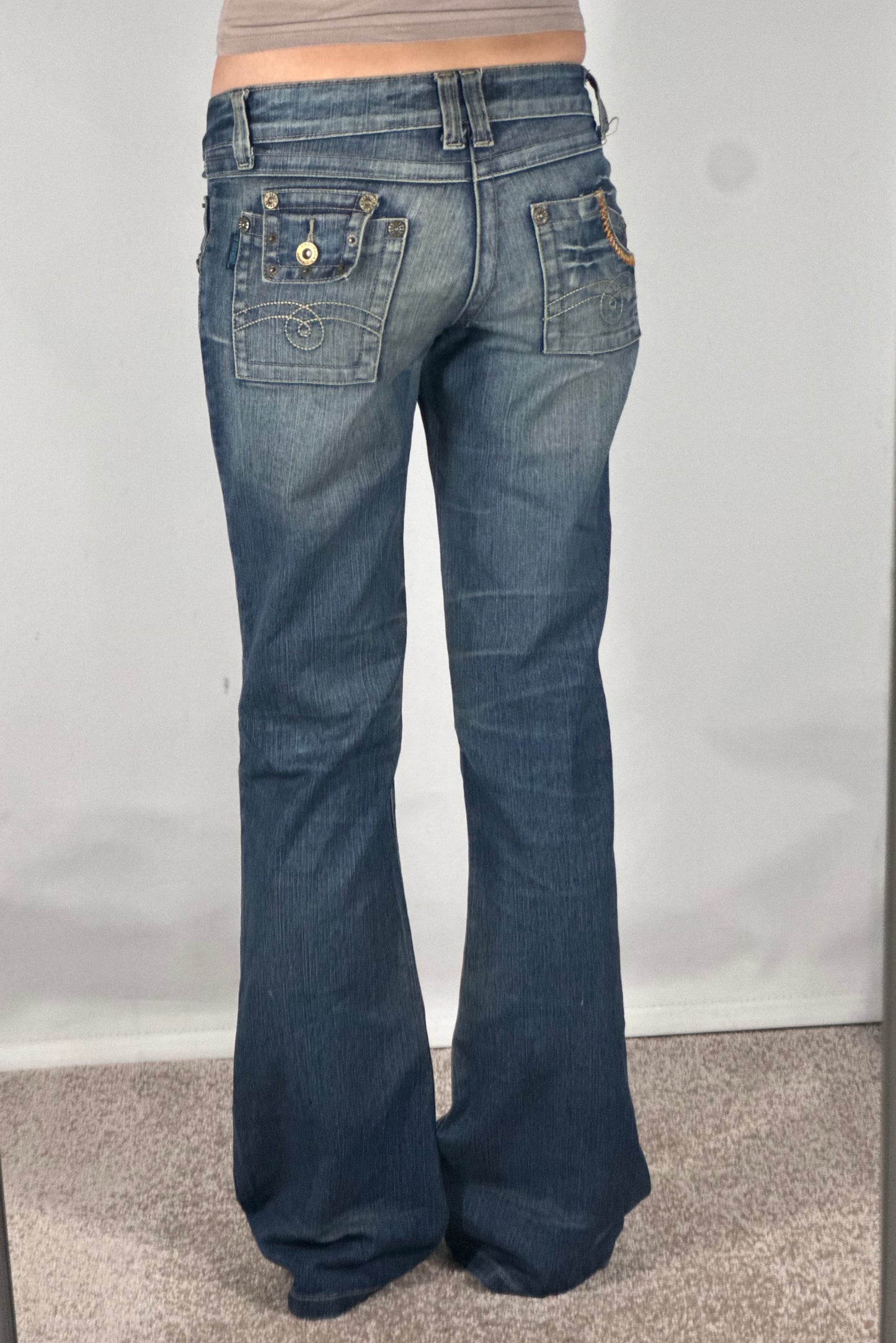Lågmidjade jeans stl: XS