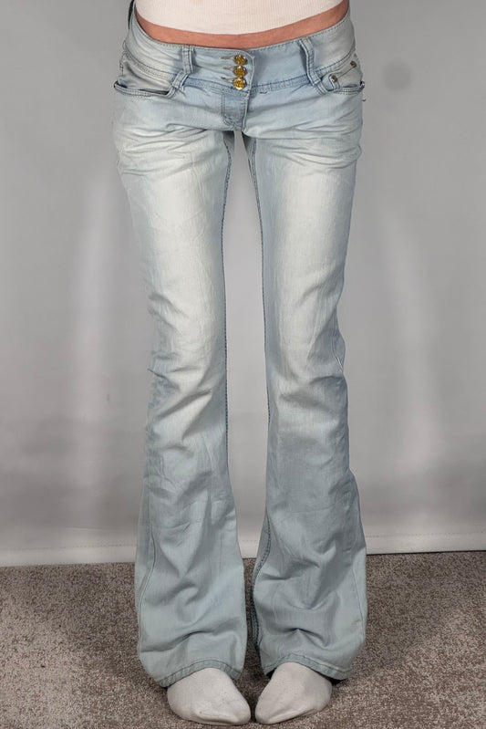 Lågmidjade jeans stl: XS