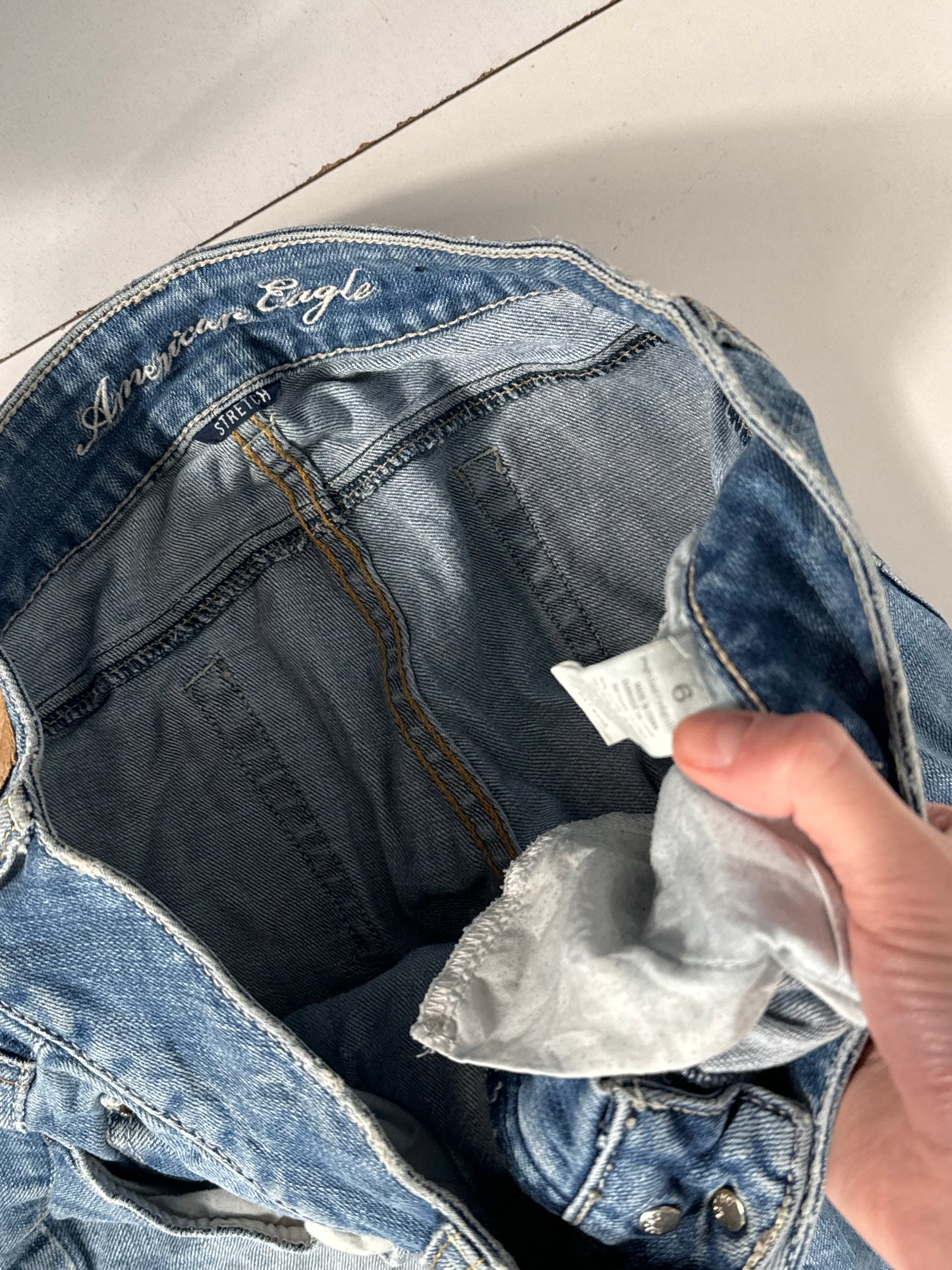 Lågmidjade jeans stl: S